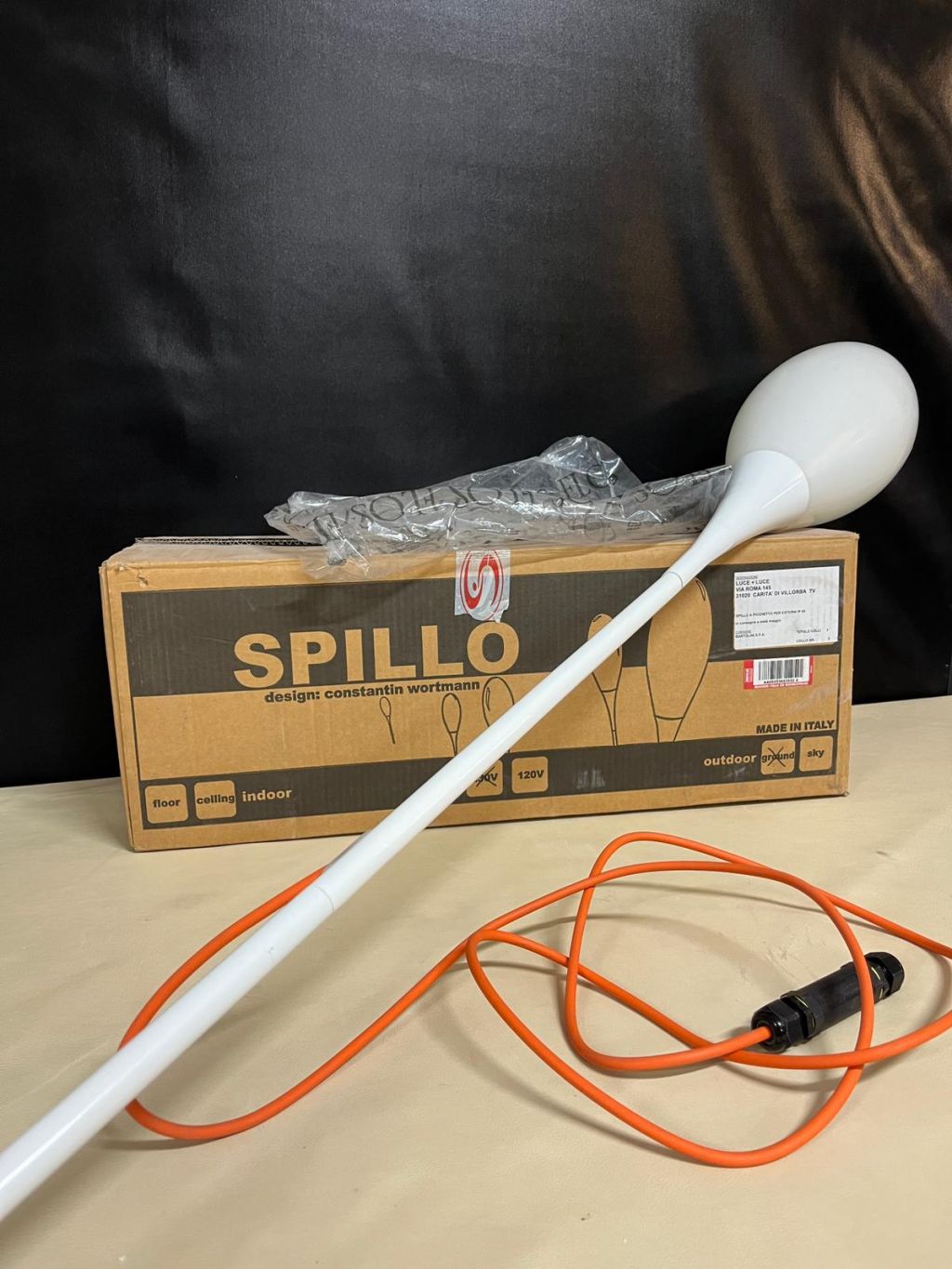 KUNDALINI LAMPADA DA TERRA SPILLO