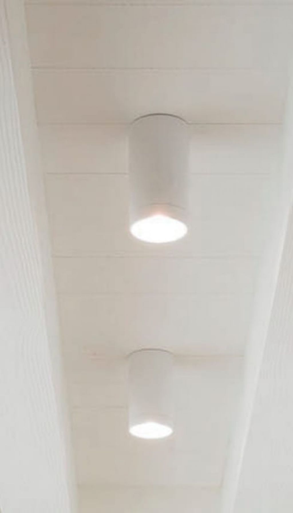 Coppia di lampada da soffitto VIABIZZUNO CILINDRO PL 20 Designer Mario Nanni