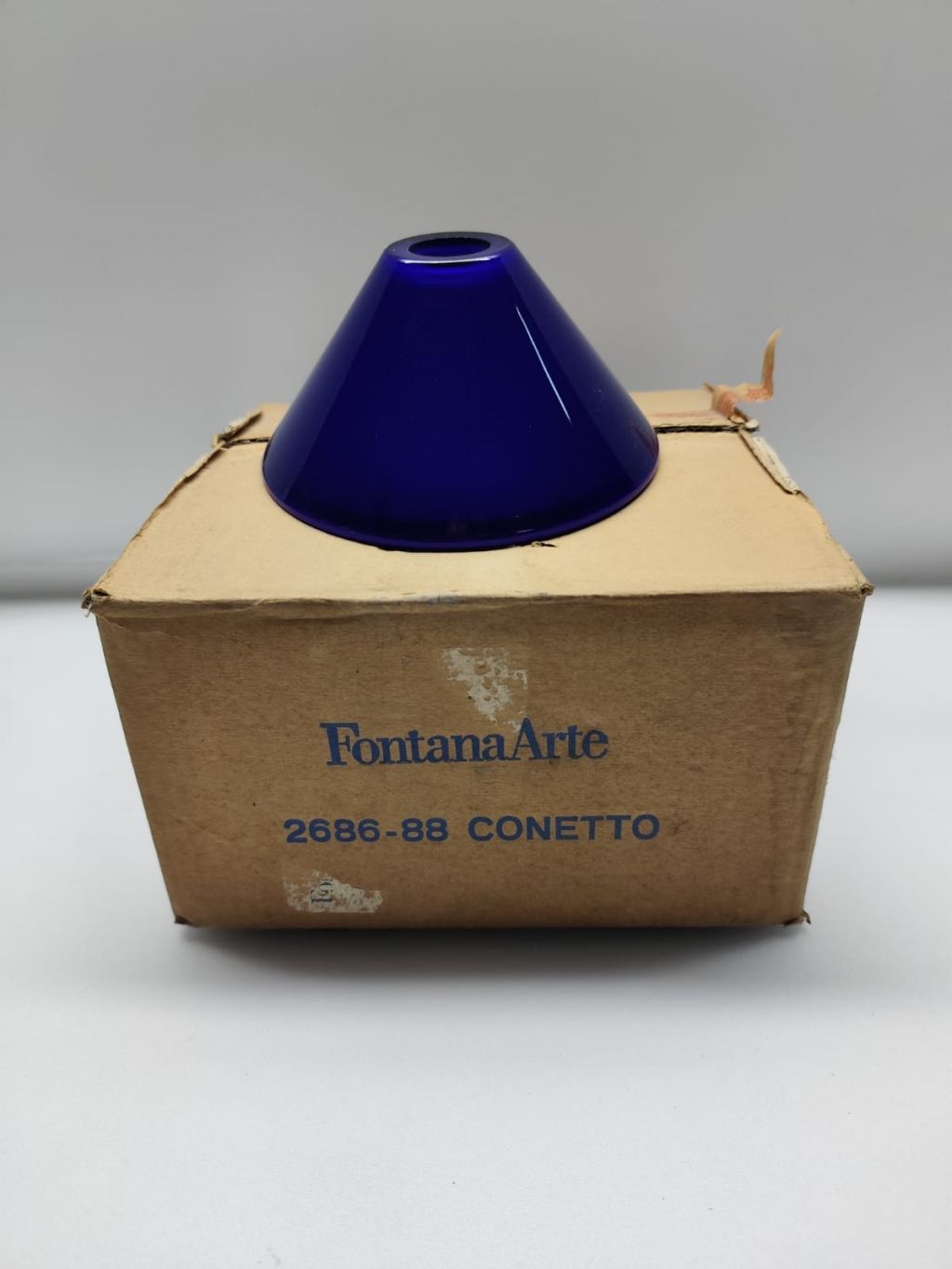 SEGNO -CONE FONTANA ARTE NUOVA TTO VETRO DI RICAMBIO