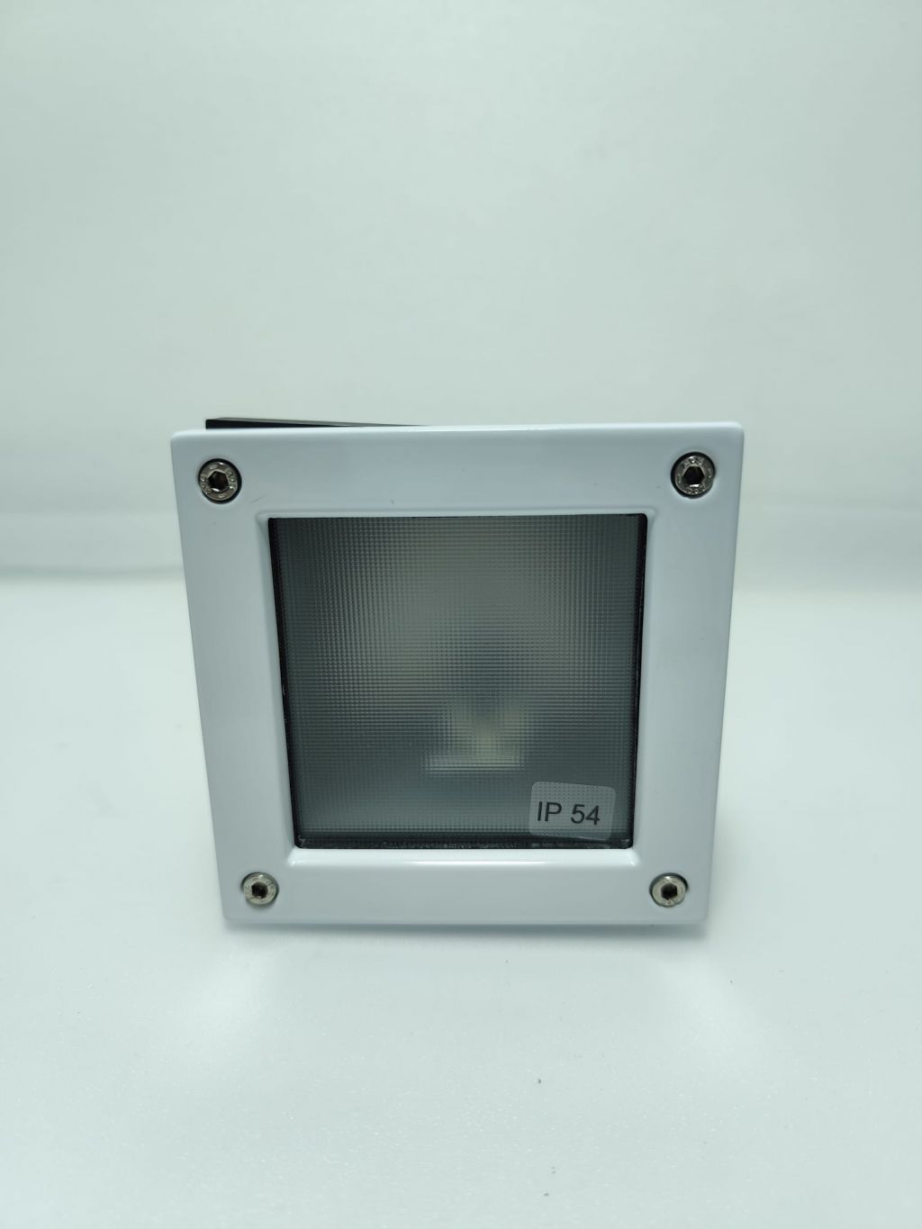 FARETTO DA INCASSO SIMES MINIBRIQUE QUADRATA LACCATO BIANCO