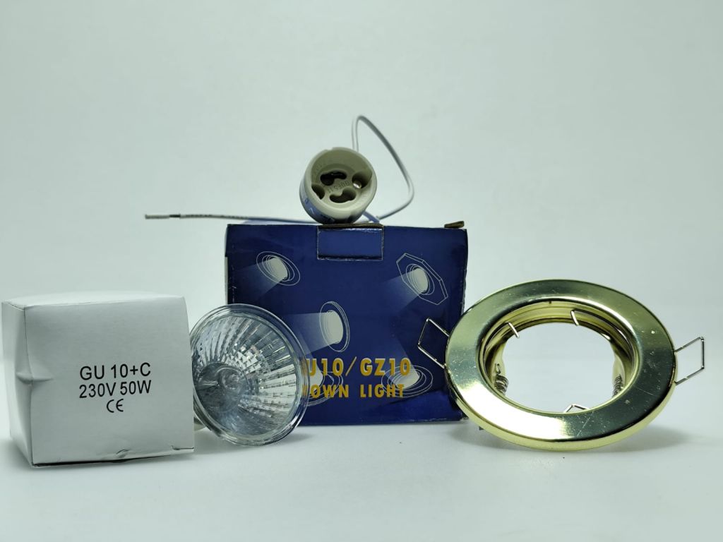 FARETTO DA INCASSO TONDO FISSO DOWN LIGHT GU10/GZ10