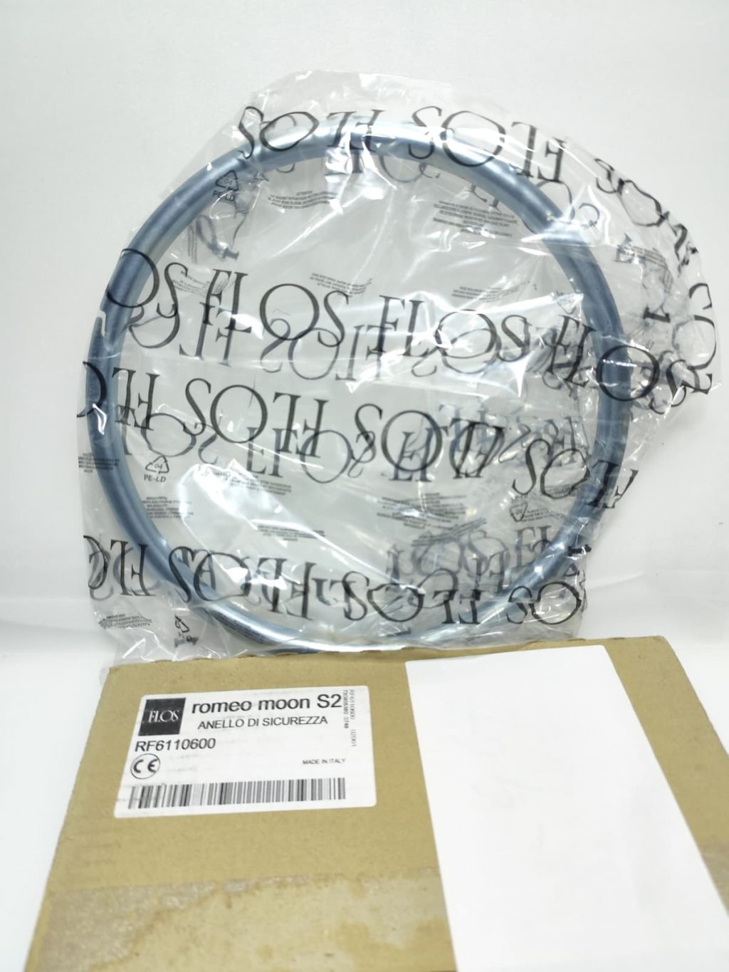 RICAMBIO ANELLO DI SICUREZZA FLOS MOON S2 IN FERRO